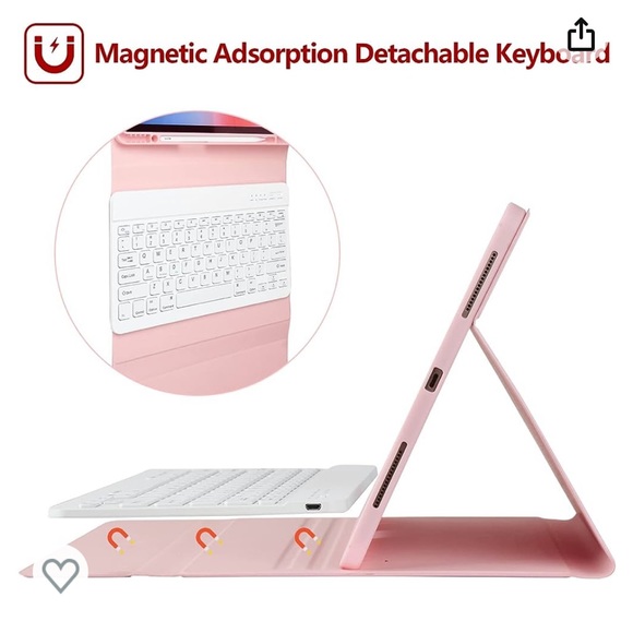 iPad 12.9 pro case. Case with wireless keyboard included. - Picture 6 of 9